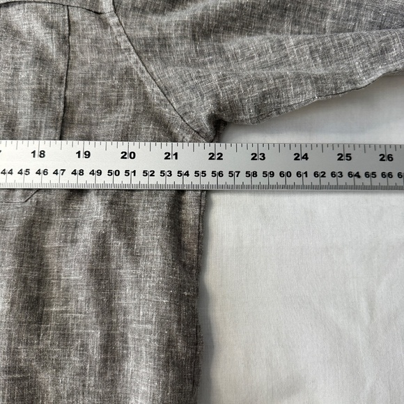 The Australian Outback Collection Men's Short Sleeve HEMP Button Up Shirt Gray M - Picture 10 of 13